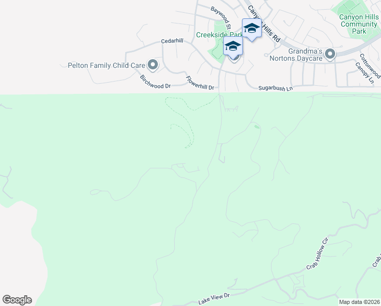 map of restaurants, bars, coffee shops, grocery stores, and more near 32350 Lost Road in Wildomar