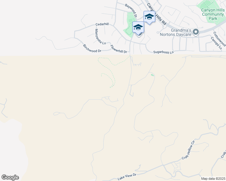 map of restaurants, bars, coffee shops, grocery stores, and more near 32350 Lost Road in Wildomar