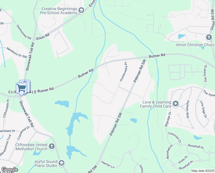 map of restaurants, bars, coffee shops, grocery stores, and more near 5925 Tortosa Place in Atlanta