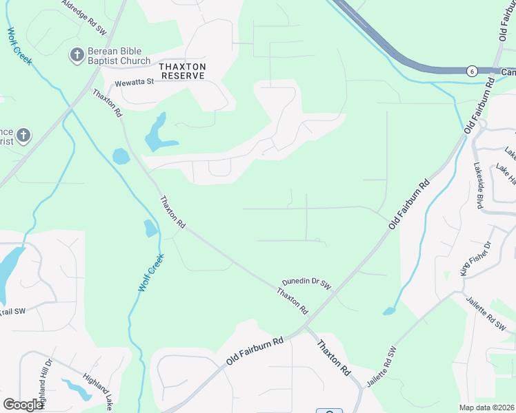 map of restaurants, bars, coffee shops, grocery stores, and more near 2215 High Point Trail Southwest in Atlanta