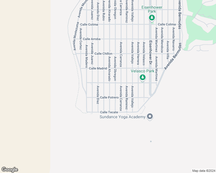 map of restaurants, bars, coffee shops, grocery stores, and more near 54561 Avenue Alvarado in La Quinta