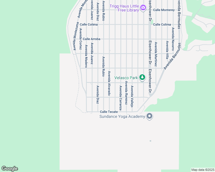 map of restaurants, bars, coffee shops, grocery stores, and more near 54561 Avenue Alvarado in La Quinta