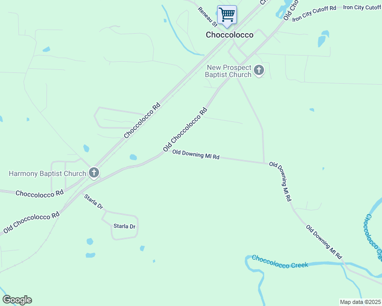 map of restaurants, bars, coffee shops, grocery stores, and more near 15-465 Old Downing Road in Anniston