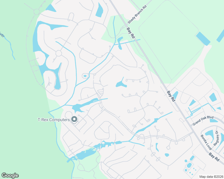 map of restaurants, bars, coffee shops, grocery stores, and more near Blue Heron Blvd in Myrtle Beach