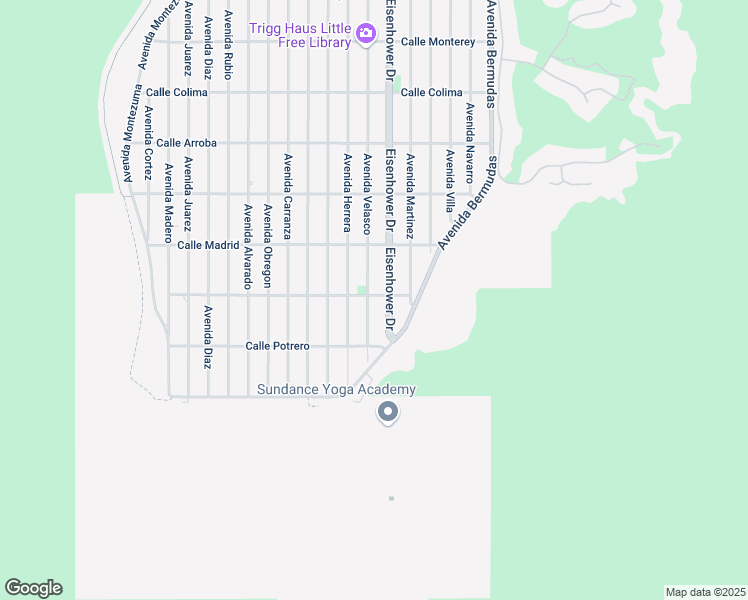 map of restaurants, bars, coffee shops, grocery stores, and more near 77705 Calle Temecula in La Quinta