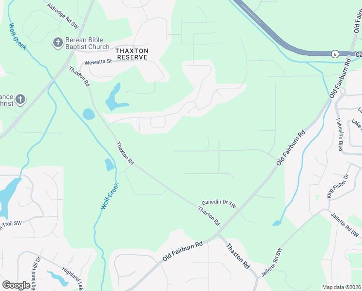map of restaurants, bars, coffee shops, grocery stores, and more near 2215 High Point Trail Southwest in Atlanta