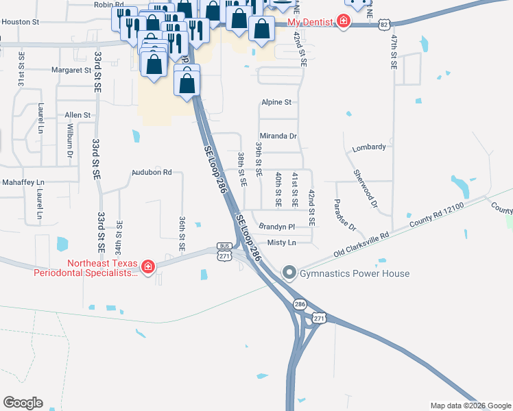map of restaurants, bars, coffee shops, grocery stores, and more near 870 39th Street Southeast in Paris