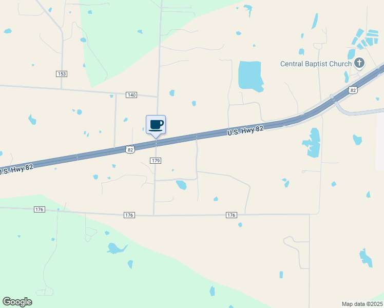 map of restaurants, bars, coffee shops, grocery stores, and more near 13130 U.S. 82 in Whitesboro