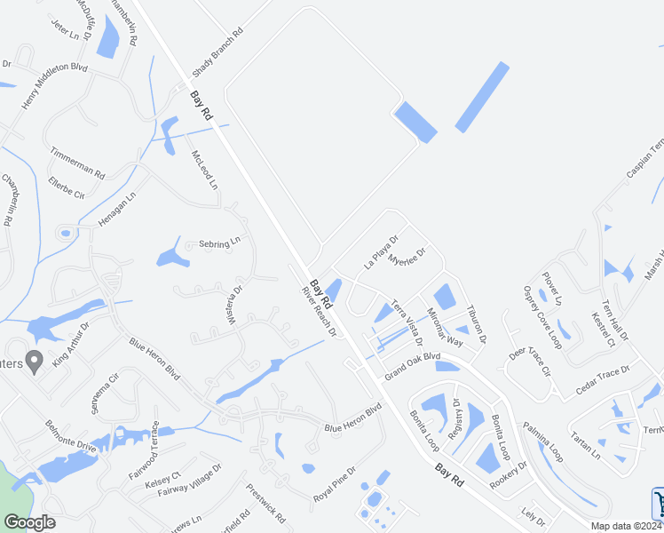 map of restaurants, bars, coffee shops, grocery stores, and more near 177 Copper Leaf Drive in Myrtle Beach