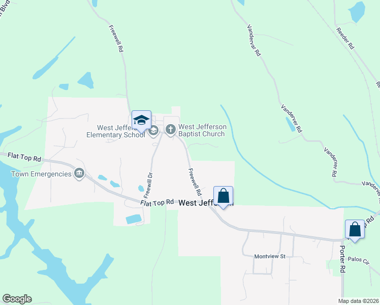 map of restaurants, bars, coffee shops, grocery stores, and more near 4943 Freewall Road in Quinton