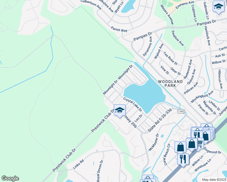 map of restaurants, bars, coffee shops, grocery stores, and more near 2733 Orion Drive in Myrtle Beach