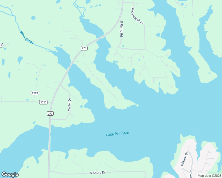 map of restaurants, bars, coffee shops, grocery stores, and more near 2106 Beavers Point in Bonham