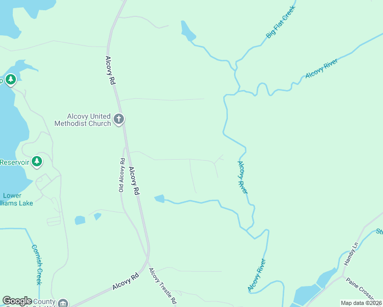 map of restaurants, bars, coffee shops, grocery stores, and more near 45 Alcovy Forest Drive in Covington