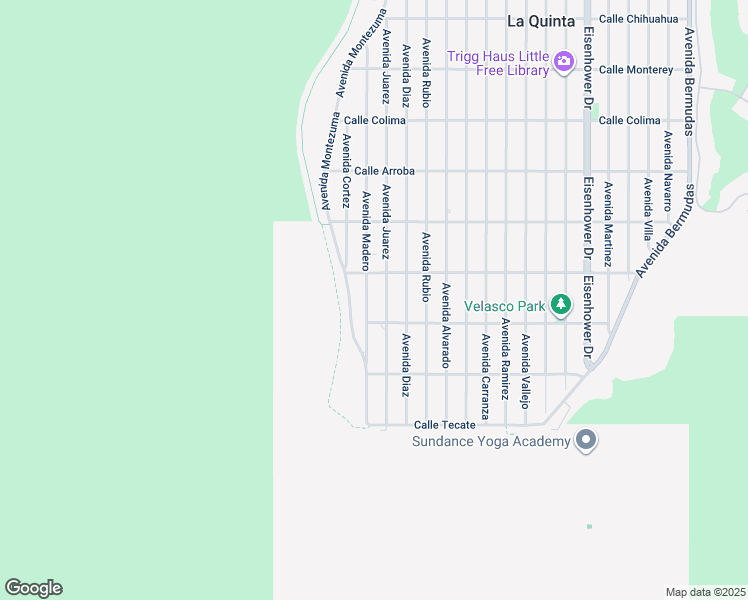 map of restaurants, bars, coffee shops, grocery stores, and more near 54300 Avenue Madero in La Quinta
