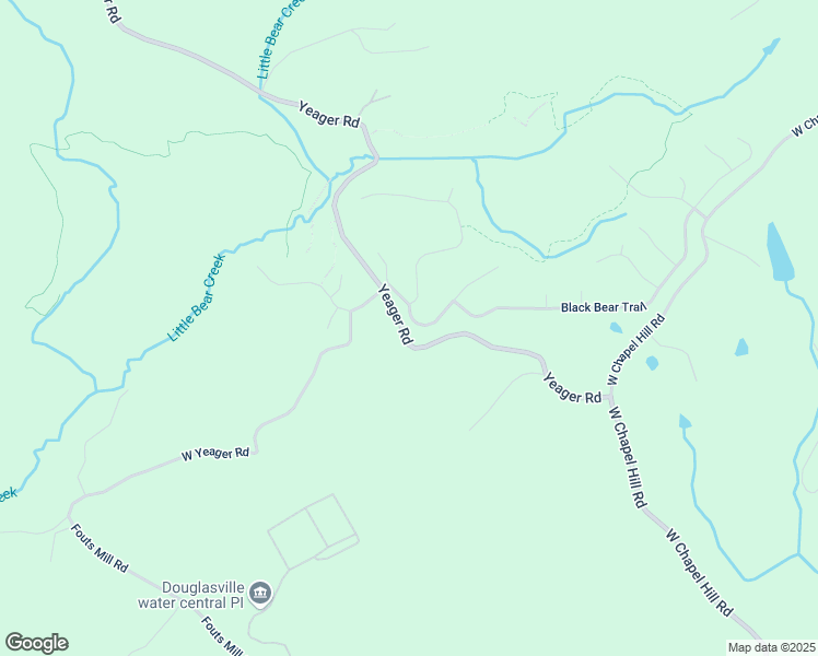 map of restaurants, bars, coffee shops, grocery stores, and more near 5610 Bent Grass Way in Douglasville