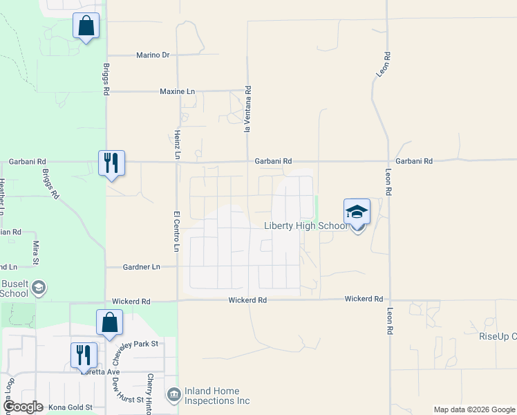 map of restaurants, bars, coffee shops, grocery stores, and more near 30542 Gonsalez Ct in Menifee