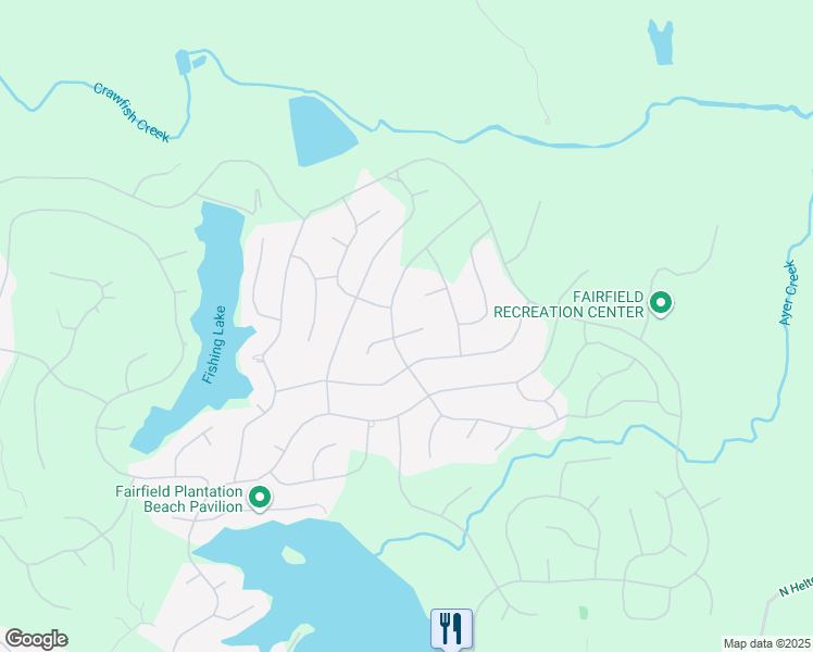 map of restaurants, bars, coffee shops, grocery stores, and more near 5516 Belle Meade Drive in Villa Rica