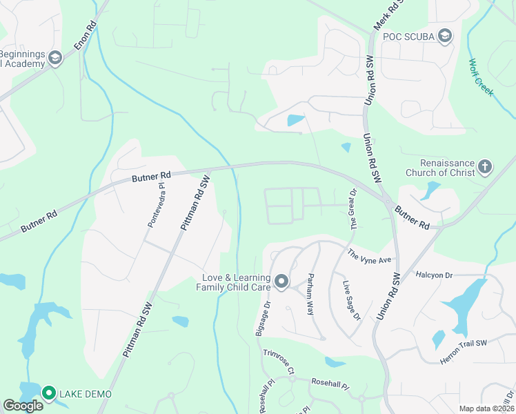 map of restaurants, bars, coffee shops, grocery stores, and more near 3739 Uppark Drive in Atlanta
