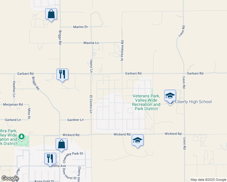 map of restaurants, bars, coffee shops, grocery stores, and more near 30407 Freeman Drive in Menifee