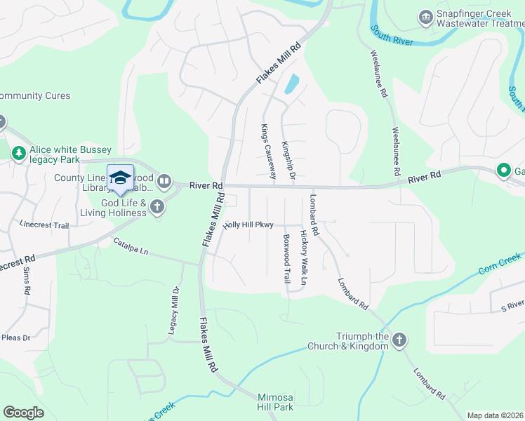 map of restaurants, bars, coffee shops, grocery stores, and more near 4266 Azalea Walk in Ellenwood