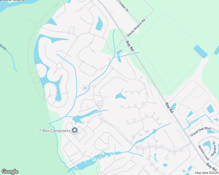 map of restaurants, bars, coffee shops, grocery stores, and more near 2635 Henagan Lane in Myrtle Beach