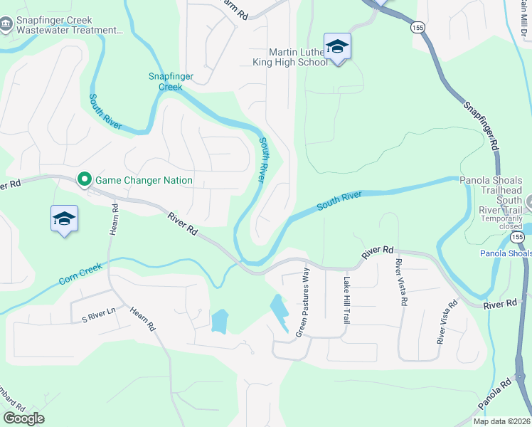 map of restaurants, bars, coffee shops, grocery stores, and more near 4820 Carly Way in Stonecrest