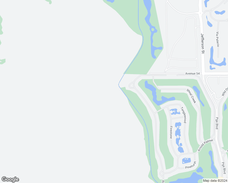 map of restaurants, bars, coffee shops, grocery stores, and more near 79370 Canterbury in La Quinta