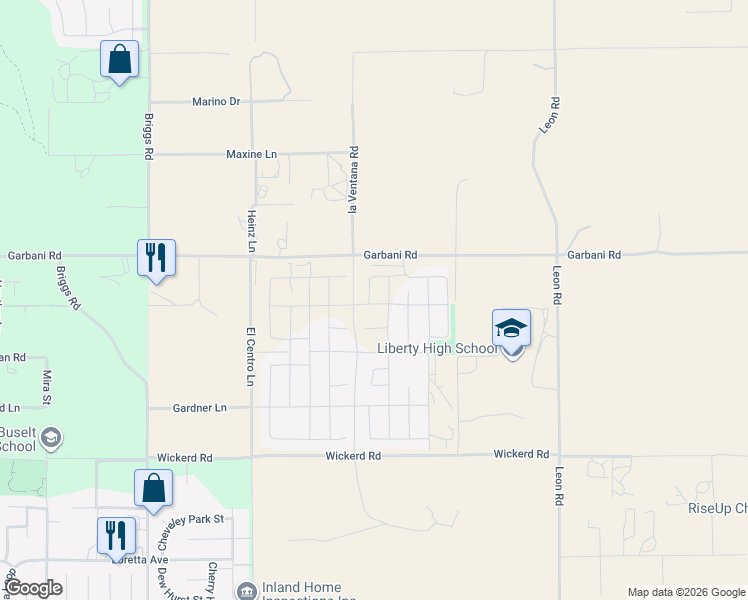 map of restaurants, bars, coffee shops, grocery stores, and more near 30564 Freeman Drive in Menifee