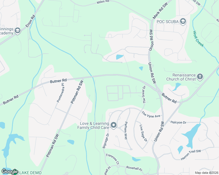map of restaurants, bars, coffee shops, grocery stores, and more near 3702 Uppark Drive in Atlanta