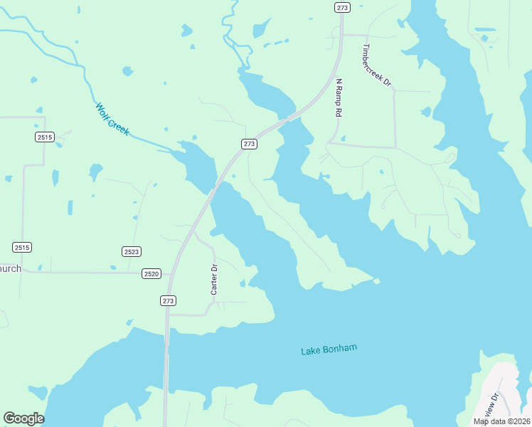map of restaurants, bars, coffee shops, grocery stores, and more near 1814 Beavers Point in Bonham