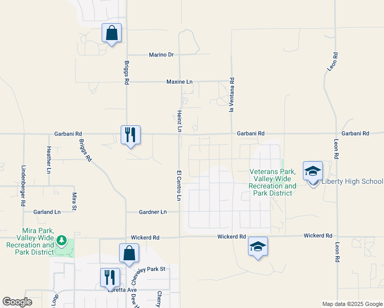 map of restaurants, bars, coffee shops, grocery stores, and more near 32090 Neal Lane in Menifee
