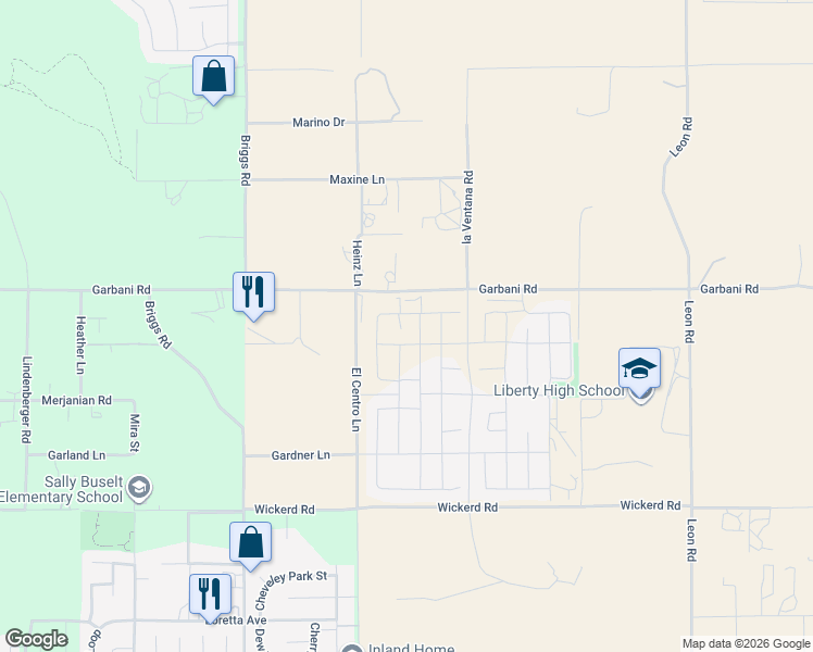map of restaurants, bars, coffee shops, grocery stores, and more near 32070 Trejo Jr. Circle in Menifee