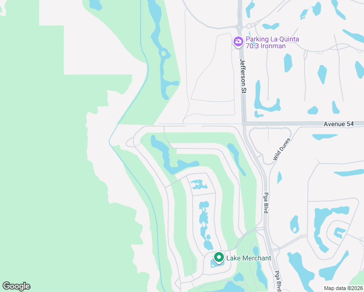 map of restaurants, bars, coffee shops, grocery stores, and more near 54198 Shoal Creek in La Quinta