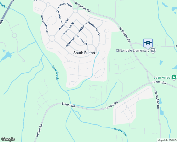 map of restaurants, bars, coffee shops, grocery stores, and more near 7280 Wright Drive in Atlanta