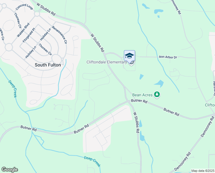 map of restaurants, bars, coffee shops, grocery stores, and more near 7164 Linden Drive in Atlanta