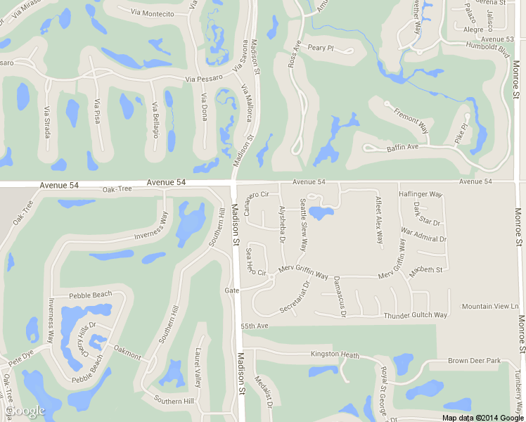 map of restaurants, bars, coffee shops, grocery stores, and more near 54243 Affirmed Court in La Quinta