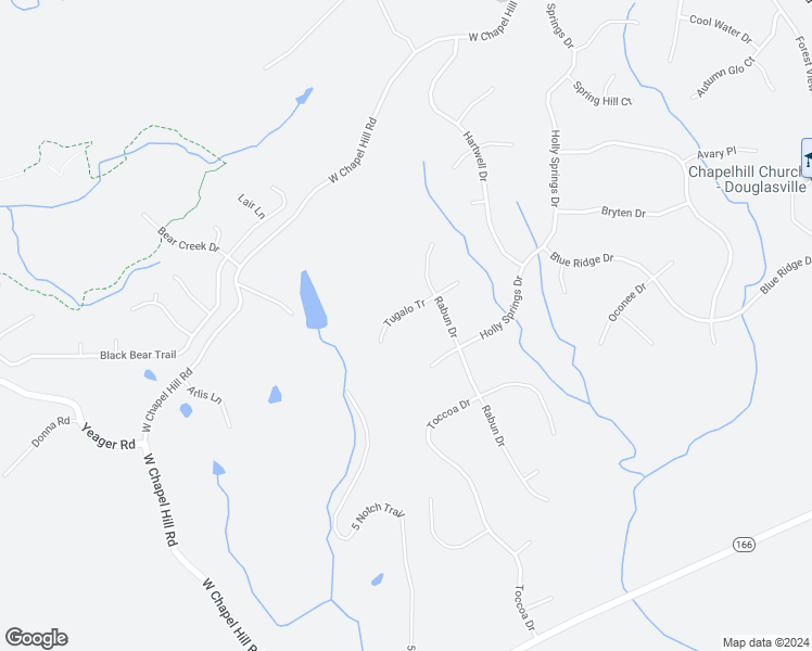 map of restaurants, bars, coffee shops, grocery stores, and more near 4749 Tugalo Tr in Douglasville