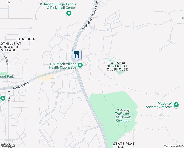 map of restaurants, bars, coffee shops, grocery stores, and more near 18695 North 101st Street in Scottsdale