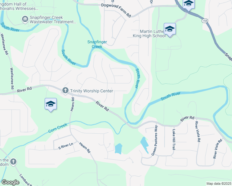 map of restaurants, bars, coffee shops, grocery stores, and more near 4497 Black Water Cove in Ellenwood