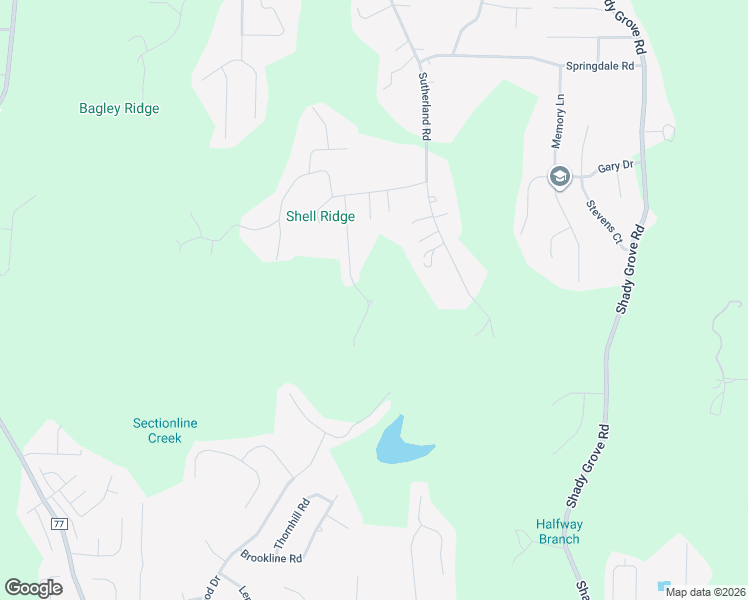 map of restaurants, bars, coffee shops, grocery stores, and more near 5183 Tyler Oaks Drive in Mount Olive