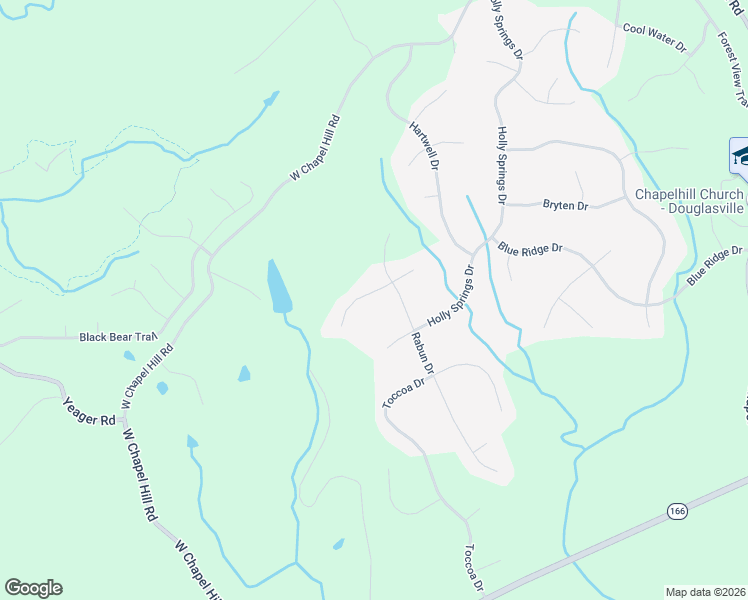 map of restaurants, bars, coffee shops, grocery stores, and more near 4739 Tugalo Tr in Douglasville