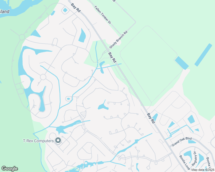 map of restaurants, bars, coffee shops, grocery stores, and more near 2151 Timmerman Road in Myrtle Beach