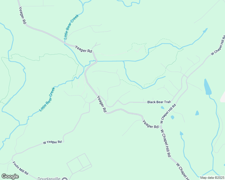 map of restaurants, bars, coffee shops, grocery stores, and more near 5518 Legacy Trail in Douglasville