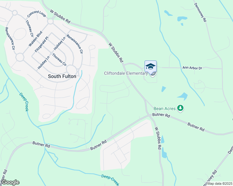 map of restaurants, bars, coffee shops, grocery stores, and more near 7164 Linden Drive in Atlanta