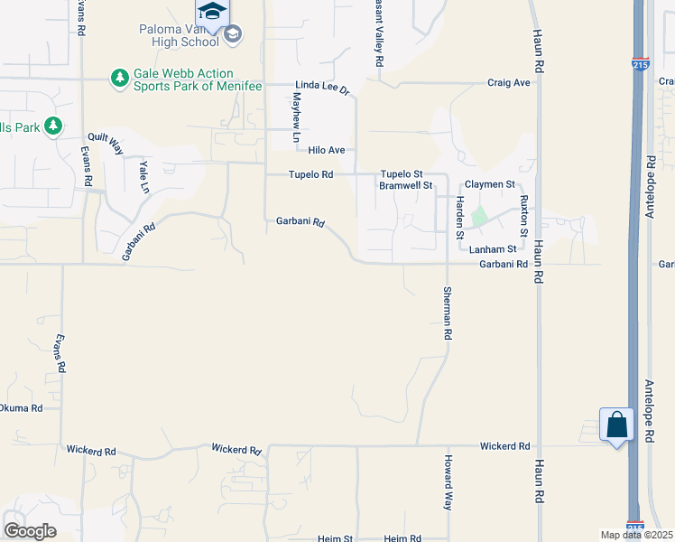 map of restaurants, bars, coffee shops, grocery stores, and more near in Riverside County