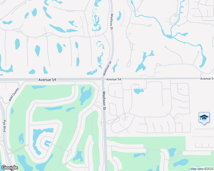map of restaurants, bars, coffee shops, grocery stores, and more near 54155 Cananero Circle in La Quinta