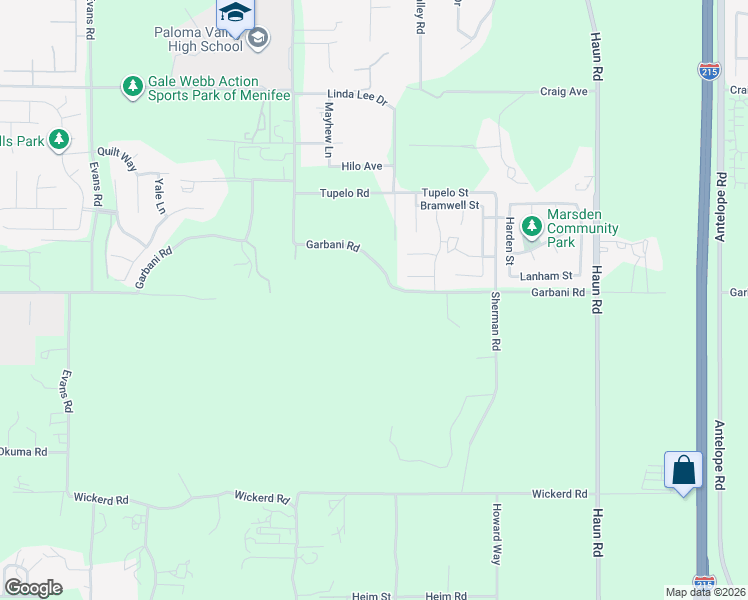 map of restaurants, bars, coffee shops, grocery stores, and more near in Riverside County