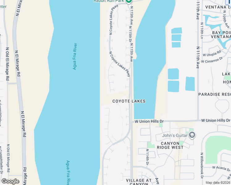 map of restaurants, bars, coffee shops, grocery stores, and more near 11617 West Orange Court in Surprise