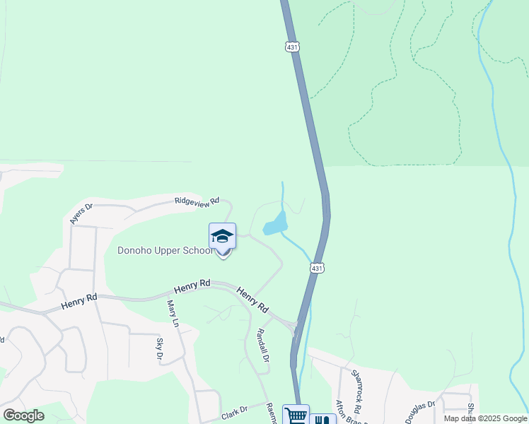 map of restaurants, bars, coffee shops, grocery stores, and more near 1525 Lakeshore Drive in Anniston