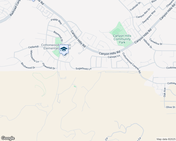 map of restaurants, bars, coffee shops, grocery stores, and more near 31995 Sugarbush Lane in Lake Elsinore